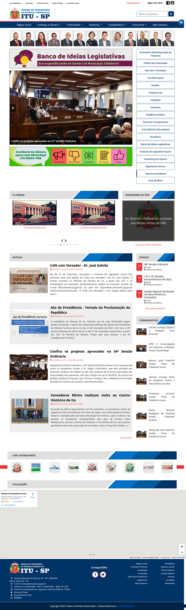 Visualize fotos Tipo: Tipo de Galeria / Descrição: Layouts - SINO INFORMÁTICA
